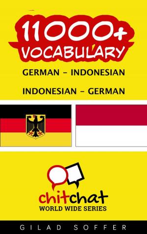 Cover of 11000+ Vocabulary German - Indonesian