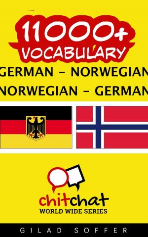 Cover of 11000+ Vocabulary German - Norwegian