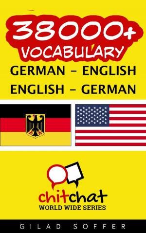 bigCover of the book 38000+ Vocabulary German - English by 