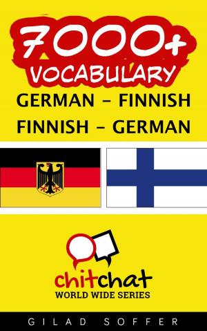 Cover of 7000+ Vocabulary German - Finnish