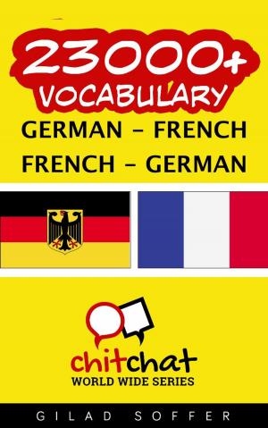 Cover of 23000+ Vocabulary German - French