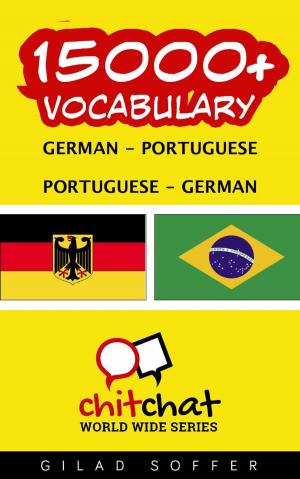 Cover of 15000+ Vocabulary German - Portuguese