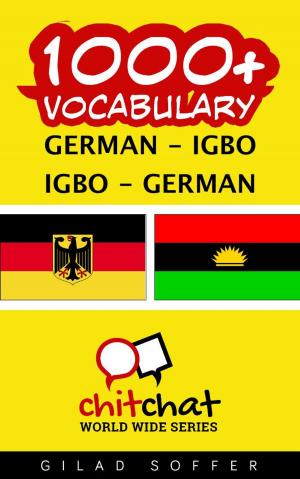 Cover of 1000+ Vocabulary German - Igbo