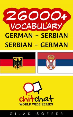 bigCover of the book 26000+ Vocabulary German - Serbian by 