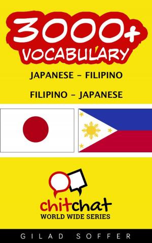 Cover of 3000+ Vocabulary Japanese - Filipino