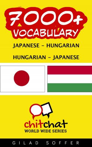 Cover of 7000+ Vocabulary Japanese - Hungarian