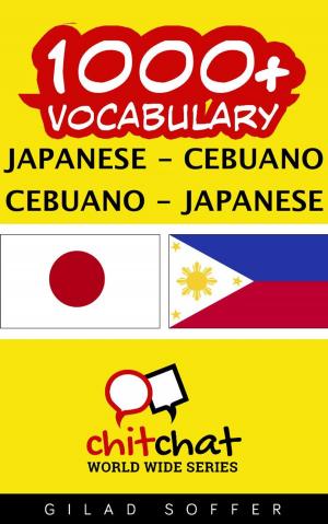 bigCover of the book 1000+ Vocabulary Japanese - Cebuano by 
