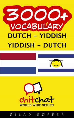 Cover of 3000+ Vocabulary Dutch - Yiddish