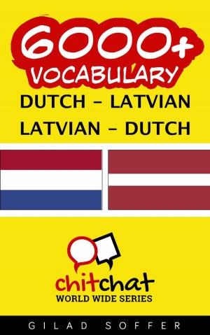 Cover of 6000+ Vocabulary Dutch - Latvian