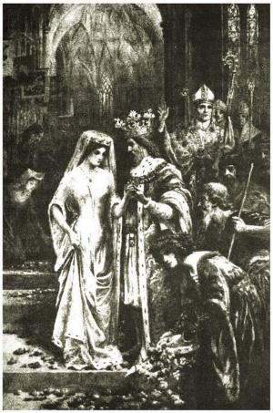 Cover of the book King Arthur and His Knights (Illustrated) by Sir Walter Scott