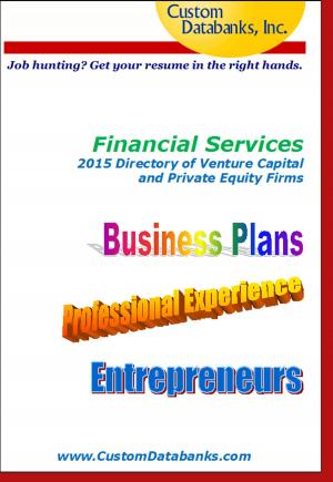 Book cover of Financial Services 2015 Directory of Venture Capital and Private Equity