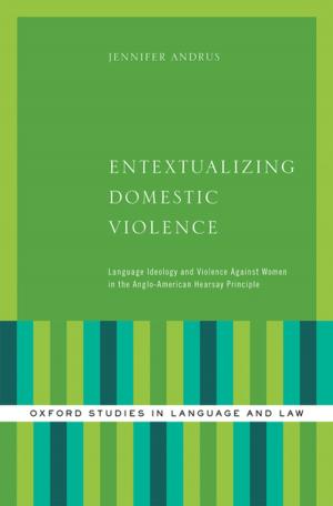 Cover of Entextualizing Domestic Violence