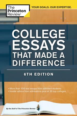 Cover of the book College Essays That Made a Difference, 6th Edition by Study Blast