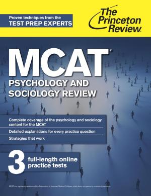 Cover of the book MCAT Psychology and Sociology Review by P.J. Petersen, Ivy Ruckman