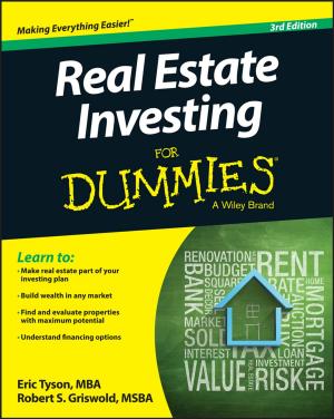 Cover of the book Real Estate Investing For Dummies by 