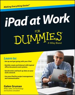 Cover of the book iPad at Work For Dummies by W. Keith Campbell, Joshua D. Miller