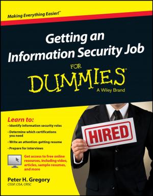 Book cover of Getting an Information Security Job For Dummies