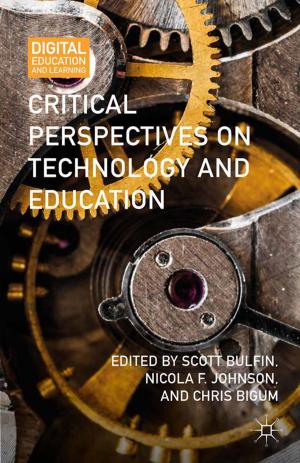 Cover of the book Critical Perspectives on Technology and Education by Vanja Petri?evi?