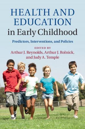 Cover of the book Health and Education in Early Childhood by Jan Laitos
