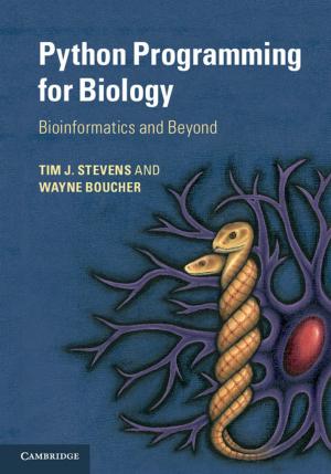 Cover of the book Python Programming for Biology by Professor Elisabeth King