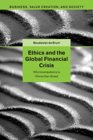 Cover of the book Ethics and the Global Financial Crisis by Professor P. Tzamalikos