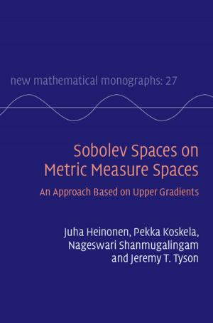 Book cover of Sobolev Spaces on Metric Measure Spaces