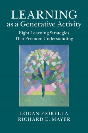 Book cover of Learning as a Generative Activity