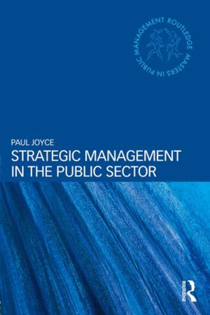 Cover of the book Strategic Management in the Public Sector by Martin Kusch