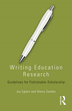Cover of the book Writing Education Research by John Roscoe