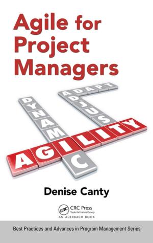 Cover of the book Agile for Project Managers by Pavel Novak, Vincent Guinot, Alan Jeffrey, Dominic E. Reeve