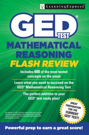 Cover of the book GED Test Mathematics Flash Review by LearningExpress LLC Editors