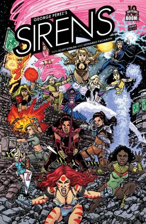 Book cover of George Perez's Sirens #3