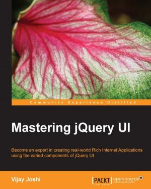 Cover of the book Mastering jQuery UI by Ciro Cardoso