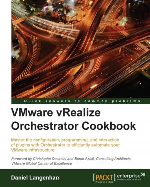Cover of the book VMware vRealize Orchestrator Cookbook by Martin Mahler, Juan Ignacio Vitantonio