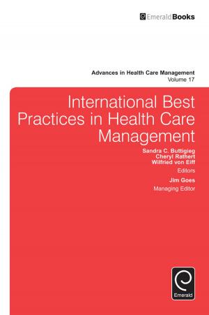 Cover of the book International Best Practices in Health Care Management by Rajib Shaw
