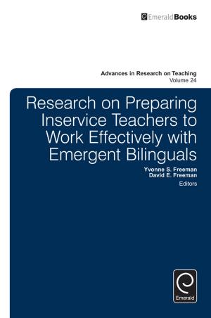 Cover of the book Research on Preparing Inservice Teachers to Work Effectively with Emergent Bilinguals by Amanda Spink