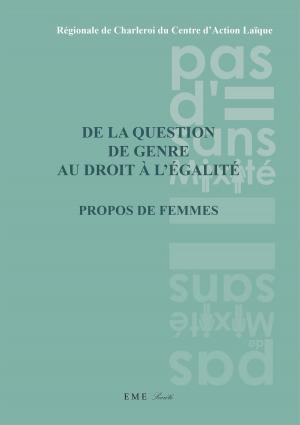 Cover of the book De la question de genre au droit à l'égalité by Jean-Marie Baudoux