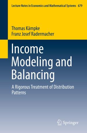 Cover of the book Income Modeling and Balancing by Suzairi Daud, Jalil Ali