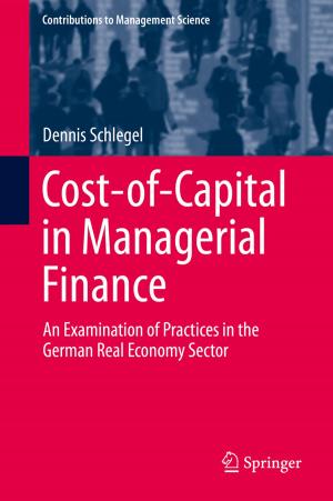 Cover of the book Cost-of-Capital in Managerial Finance by James P. Burns