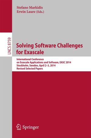 Cover of the book Solving Software Challenges for Exascale by Javier Montejo Berlingen