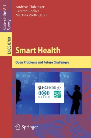 Cover of the book Smart Health by Ravi P. Agarwal, Donal O’Regan, Patricia J. Y. Wong