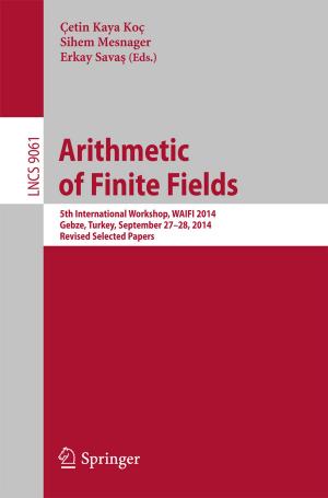 Cover of the book Arithmetic of Finite Fields by George A. Anastassiou