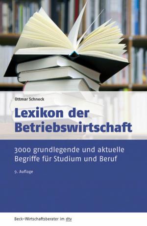 Cover of the book Lexikon der Betriebswirtschaft by Volker Schultz