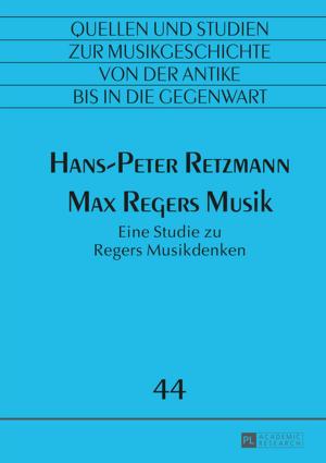 Cover of the book Max Regers Musik by Elmar Widder