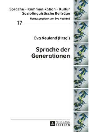 Cover of the book Sprache der Generationen by Peter Berglez