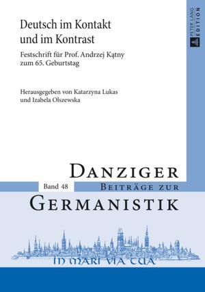 Cover of the book Deutsch im Kontakt und im Kontrast by 