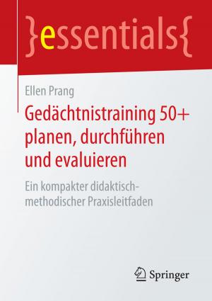 Cover of the book Gedächtnistraining 50+ planen, durchführen und evaluieren by 