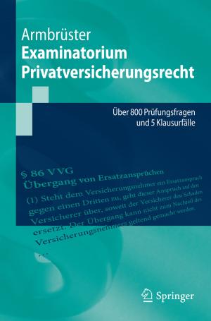 Cover of the book Examinatorium Privatversicherungsrecht by Lieselotte Berg, Gudrun Bär, Lieselotte Berg, Gerhard Czack, Dieter Gras, Vera Haase