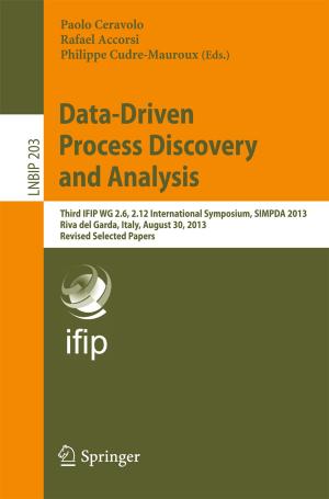 Cover of the book Data-Driven Process Discovery and Analysis by Andreas Röthig