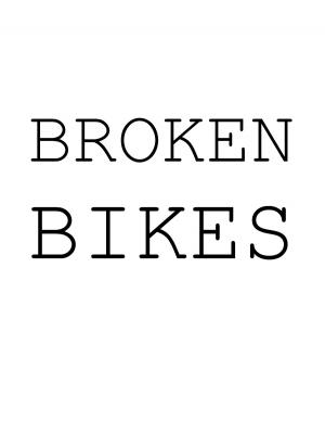 Book cover of Broken Bikes